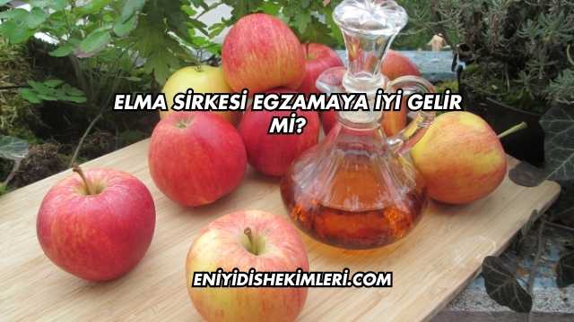 Elma Sirkesi Egzamaya İyi Gelir mi?