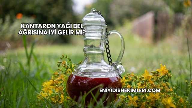 Kantaron Yağı Bel Ağrısına İyi Gelir mi?