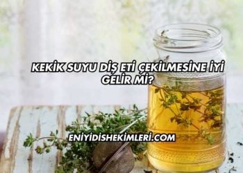 Kekik Suyu Diş Eti Çekilmesine İyi Gelir mi?