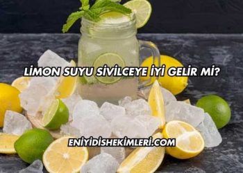 Limon Suyu Sivilceye İyi Gelir mi?