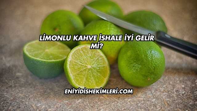 Limonlu Kahve İshale İyi Gelir mi?