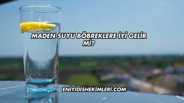 Maden Suyu Böbreklere İyi Gelir mi?