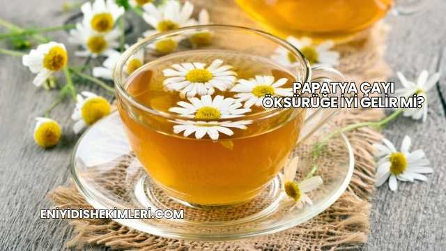 Papatya Çayı Öksürüğe İyi Gelir mi?