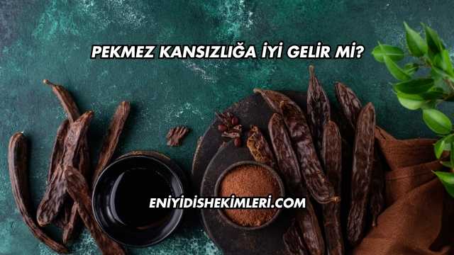 Pekmez Kansızlığa İyi Gelir mi?