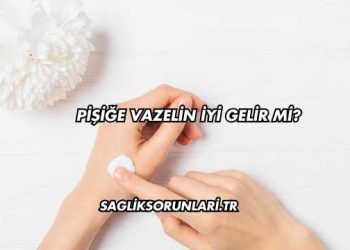 Pişiğe Vazelin İyi Gelir mi?