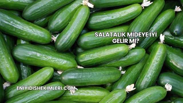 Salatalık Mideye İyi Gelir mi?