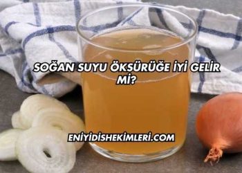 Soğan Suyu Öksürüğe İyi Gelir mi?