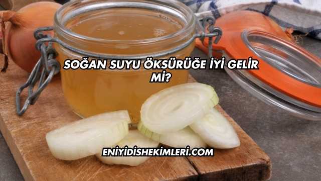 Soğan Suyu Öksürüğe İyi Gelir mi?