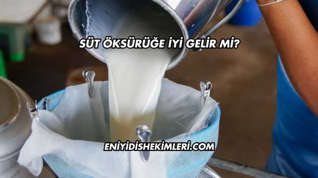 Süt Öksürüğe İyi Gelir mi?