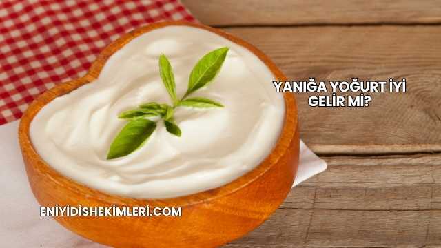 Yanığa Yoğurt İyi Gelir mi?