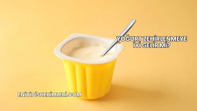 Yoğurt Zehirlenmeye İyi Gelir mi?