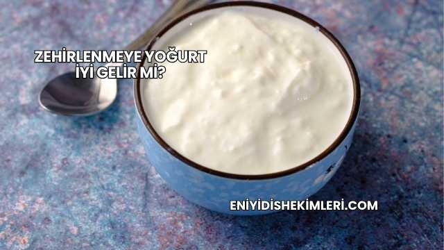 Zehirlenmeye Yoğurt İyi Gelir mi?