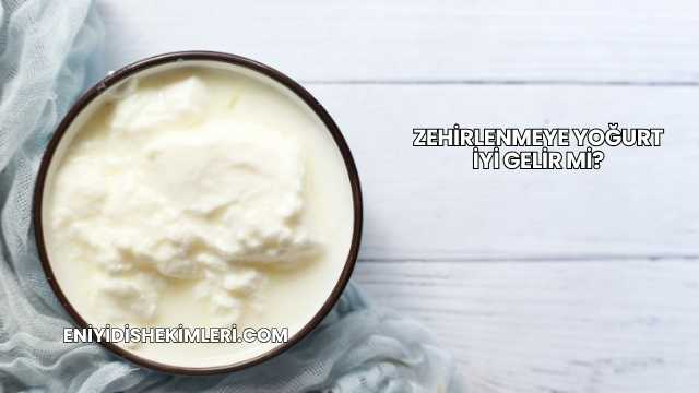 Zehirlenmeye Yoğurt İyi Gelir mi?