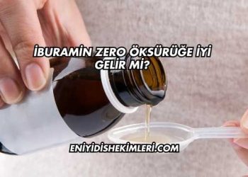 İburamin Zero Öksürüğe İyi Gelir mi?