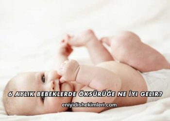 6 Aylık Bebeklerde Öksürüğe Ne İyi Gelir?