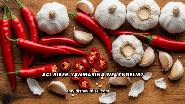 Acı Biber Yanmasına Ne İyi Gelir?