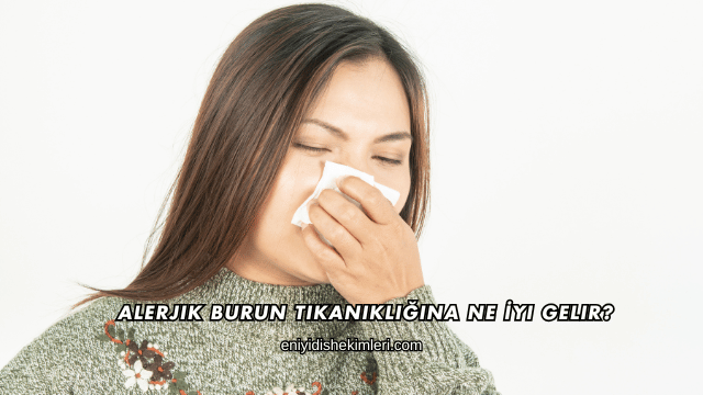 Alerjik Burun Tıkanıklığına Ne İyi Gelir?