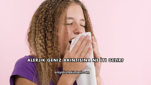 Alerjik Geniz Akıntısına Ne İyi Gelir?