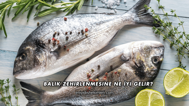 Balık Zehirlenmesine Ne İyi Gelir?