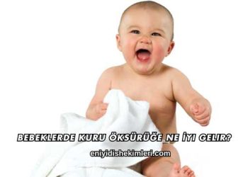 Bebeklerde Kuru Öksürüğe Ne İyi Gelir?