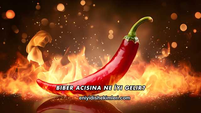 Biber Acısına Ne İyi Gelir?