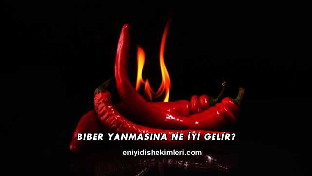 Biber Yanmasına Ne İyi Gelir?