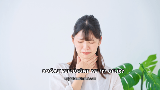 Boğaz Reflüsüne Ne İyi Gelir?