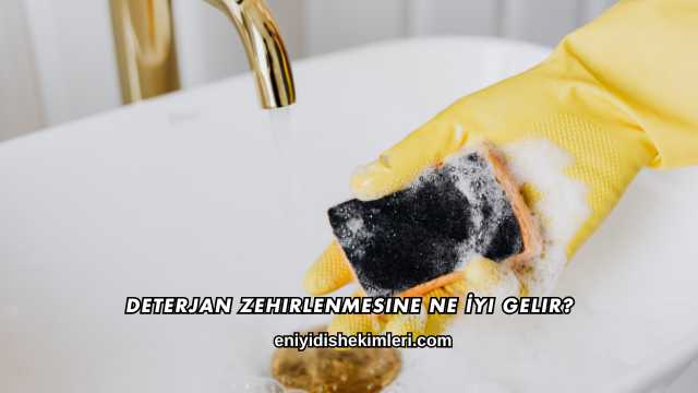Deterjan Zehirlenmesine Ne İyi Gelir?