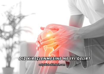 Diz Kireçlenmesine Ne İyi Gelir?