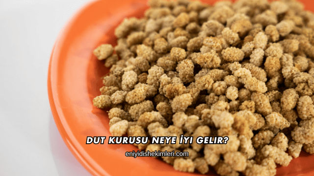 Dut Kurusu Neye İyi Gelir?