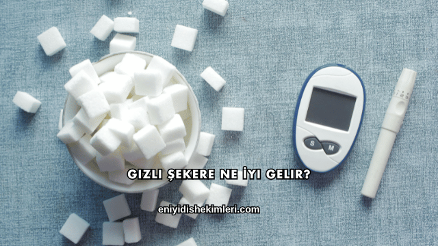 Gizli Şekere Ne İyi Gelir?