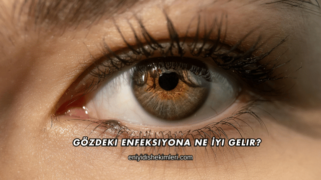 Gözdeki Enfeksiyona Ne İyi Gelir?