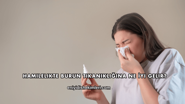 Hamilelikte Burun Tıkanıklığına Ne İyi Gelir?