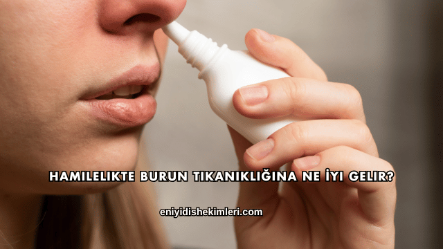 Hamilelikte Burun Tıkanıklığına Ne İyi Gelir?