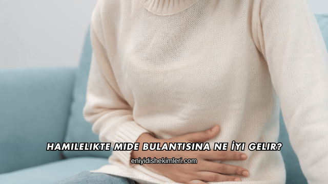 Hamilelikte Mide Bulantısına Ne İyi Gelir?