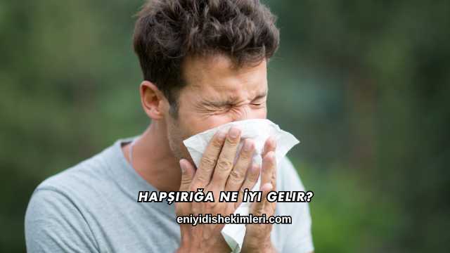 Hapşırığa Ne İyi Gelir?