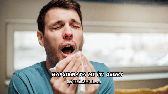 Hapşırmaya Ne İyi Gelir?