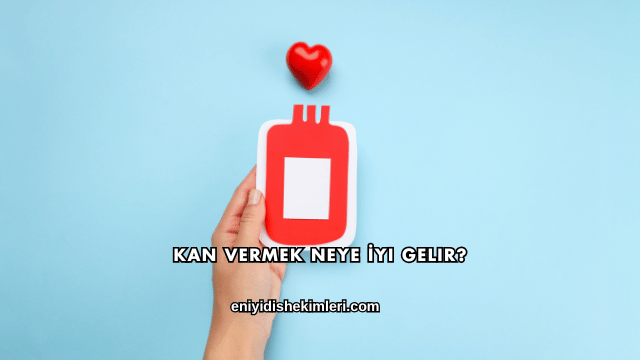 Kan Vermek Neye İyi Gelir?