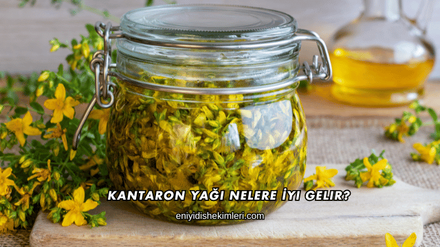 Kantaron Yağı Nelere İyi Gelir?