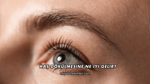 Kaş Dökülmesine Ne İyi Gelir?