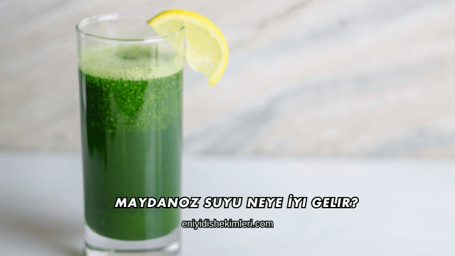 Maydanoz Suyu Neye İyi Gelir?