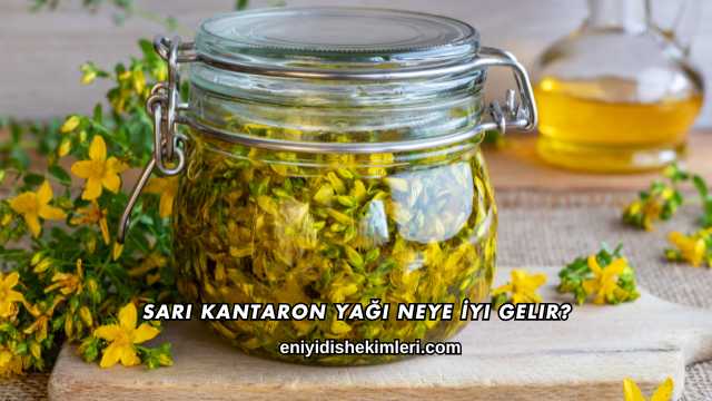 Sarı Kantaron Yağı Neye İyi Gelir?
