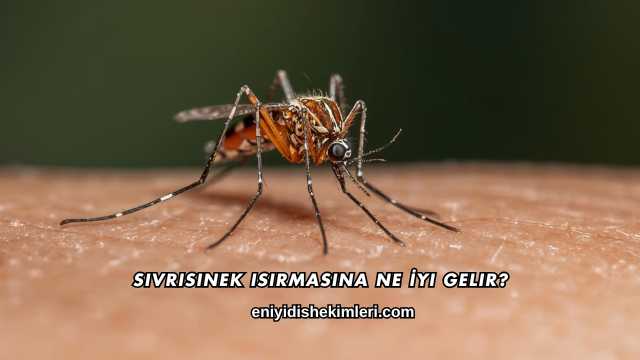 Sivrisinek Isırmasına Ne İyi Gelir?