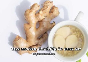 Taze Zencefil Öksürüğe İyi Gelir mi?