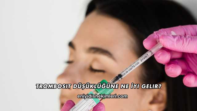 Trombosit Düşüklüğüne Ne İyi Gelir?