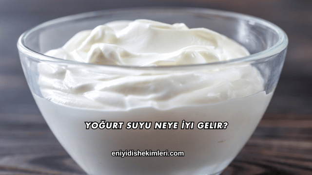 Yoğurt Suyu Neye İyi Gelir?