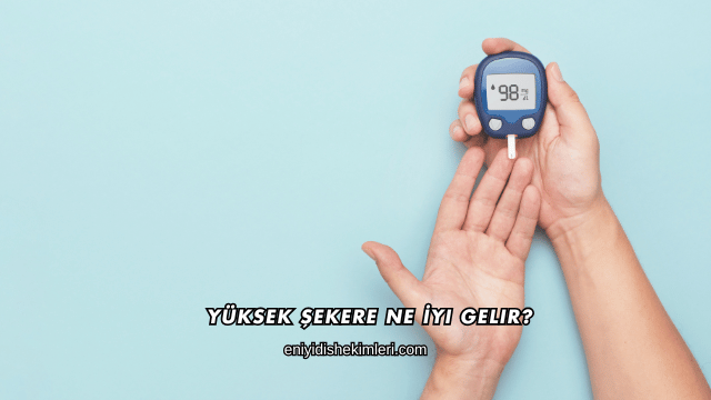 Yüksek Şekere Ne İyi Gelir?