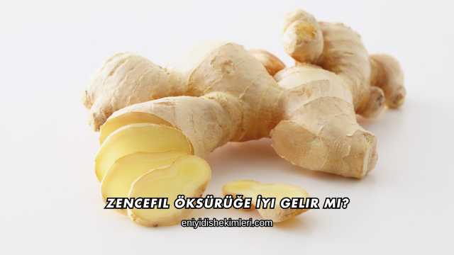 Zencefil Öksürüğe İyi Gelir mi?