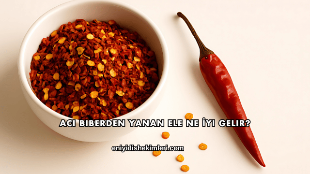 Acı Biberden Yanan Ele Ne İyi Gelir?