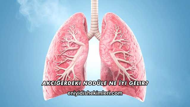 Akciğerdeki Nodüle Ne İyi Gelir?